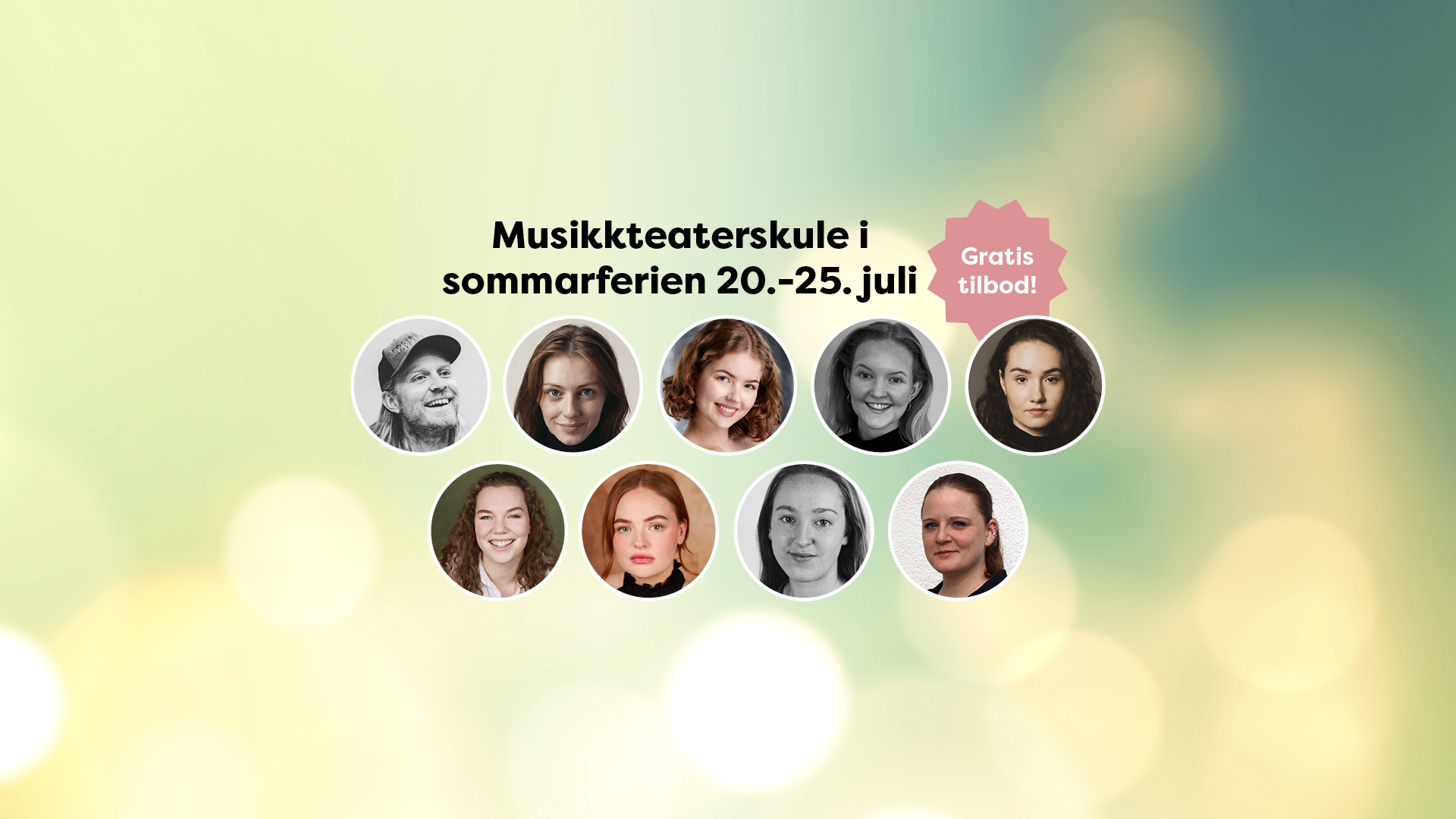 Musikkteaterskule i sommarferien 2026